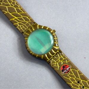Dinosaur Adventure Kids Watch - Green Dial with Brown Strap